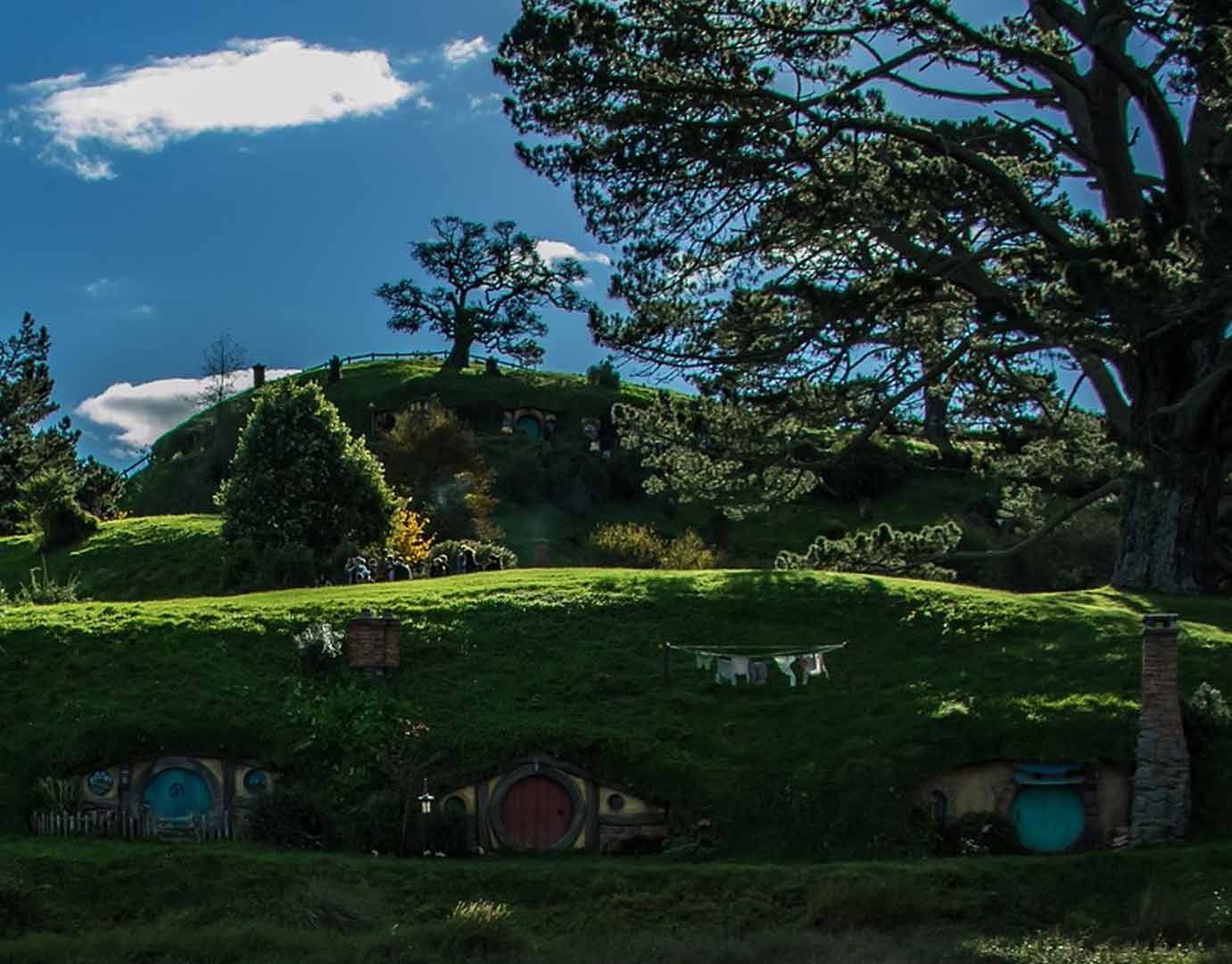 Hobbit houses on NZ